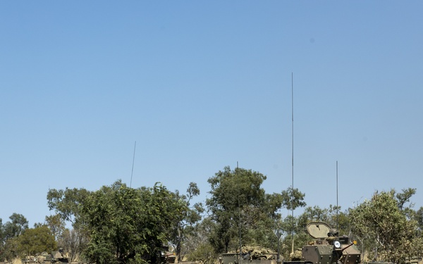 Mounted and dismounted attack rehearsals for Exercise Koolendong 2021