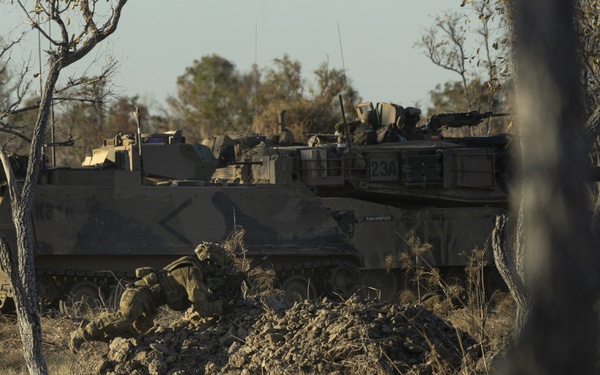 Mounted and dismounted attack rehearsals for Exercise Koolendong 2021