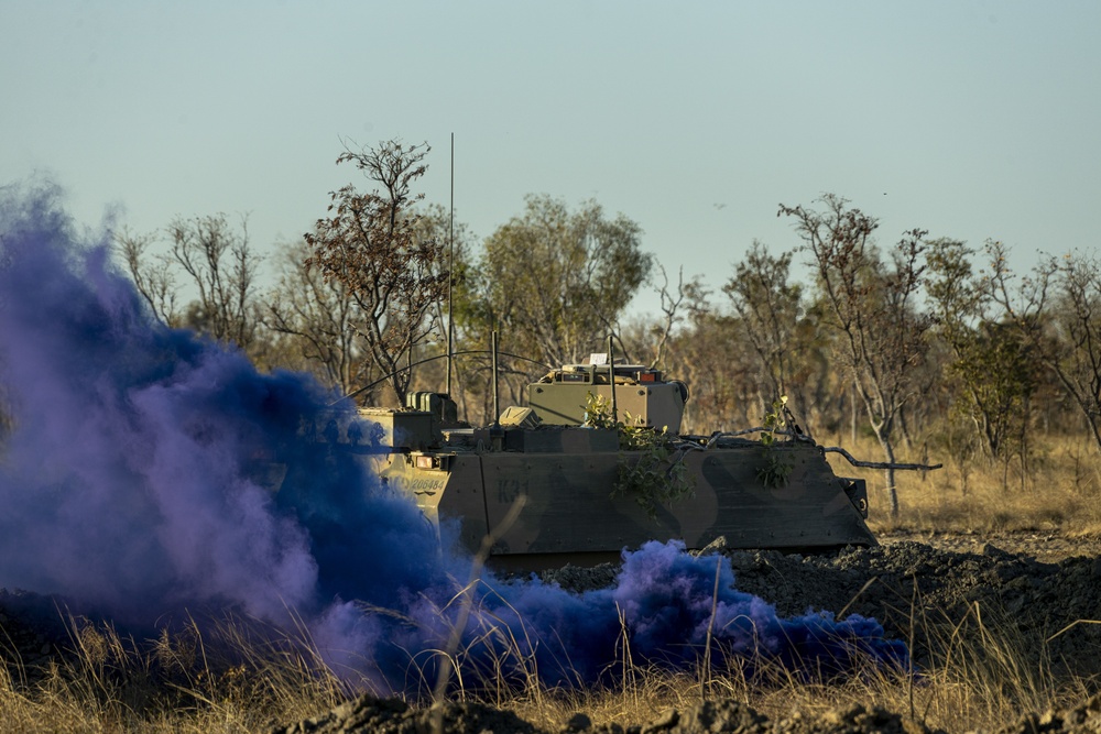 Mounted and dismounted attack rehearsals for Exercise Koolendong 2021