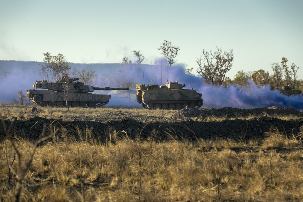 Mounted and dismounted attack rehearsals for Exercise Koolendong 2021