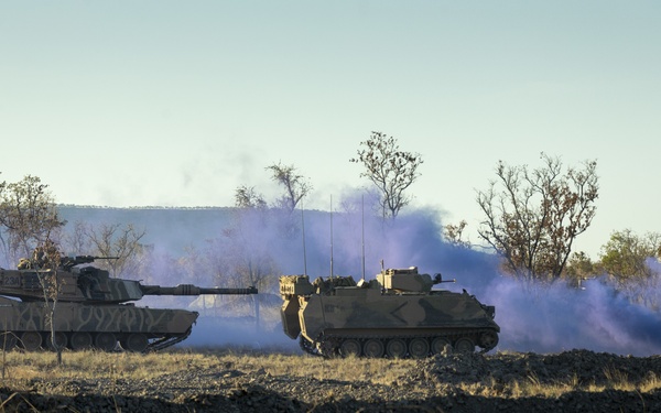 Mounted and dismounted attack rehearsals for Exercise Koolendong 2021