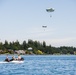 U.S. Army Rangers Jump into Lake