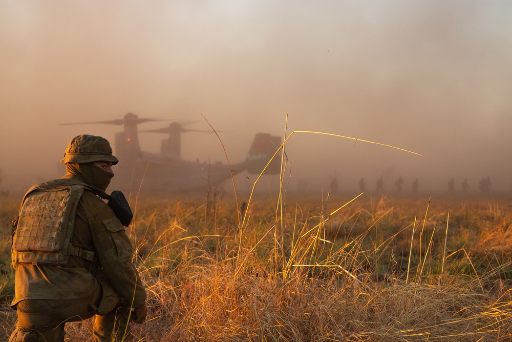 Animal Co. Air Raid Rehearsal during Exercise Koolendong