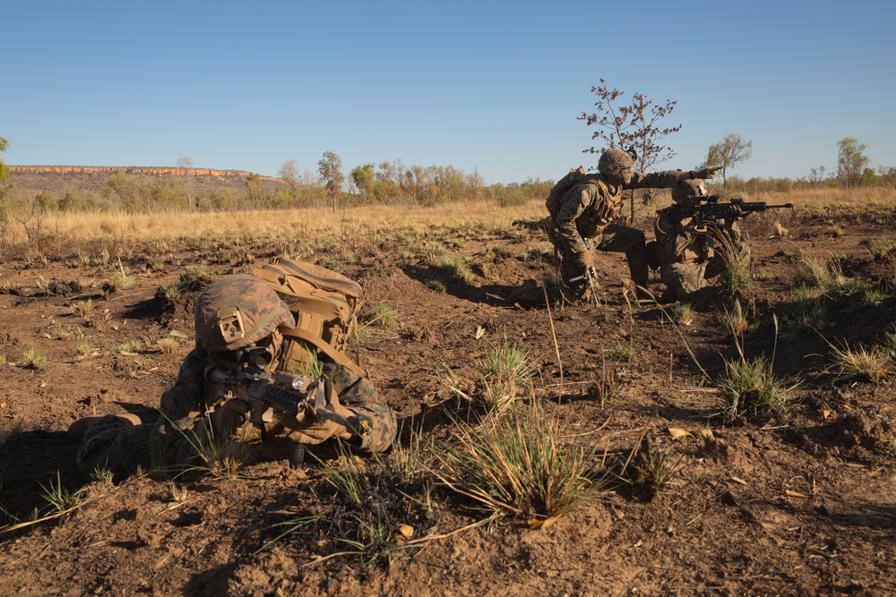 Animal Co. Air Raid Rehearsal during Exercise Koolendong
