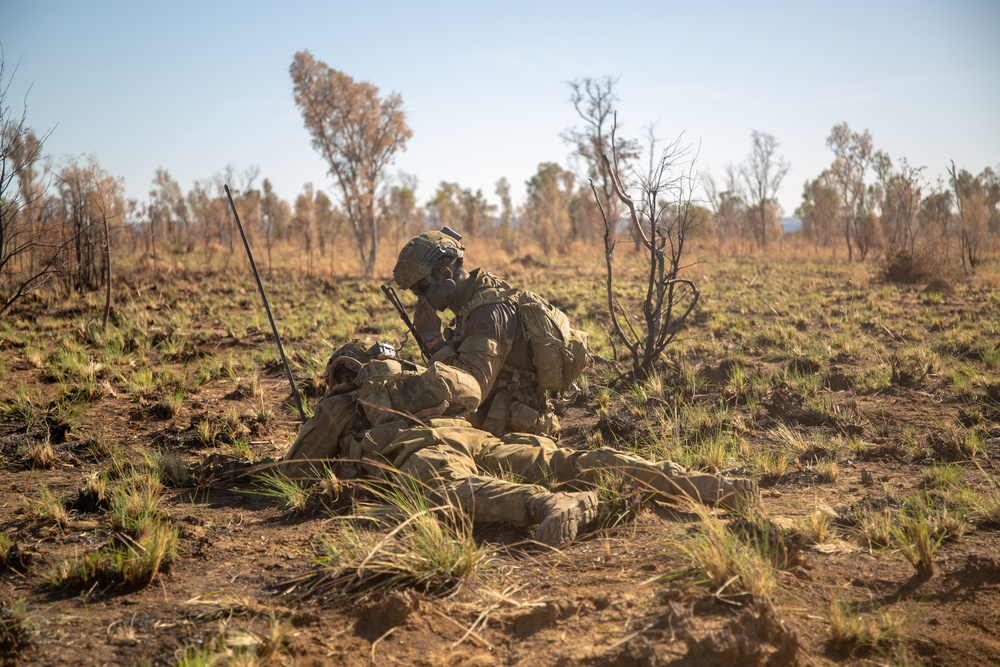 Animal Co. Air Raid Rehearsal during Exercise Koolendong