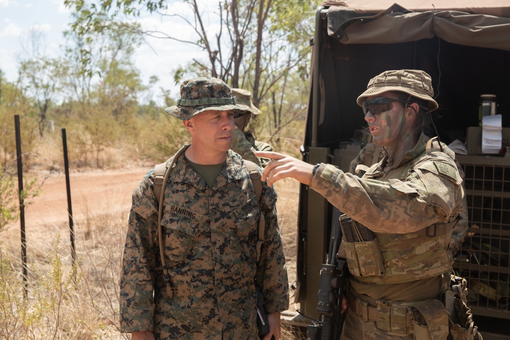 Australian Army 1 CSSB train during Exercise Koolendong