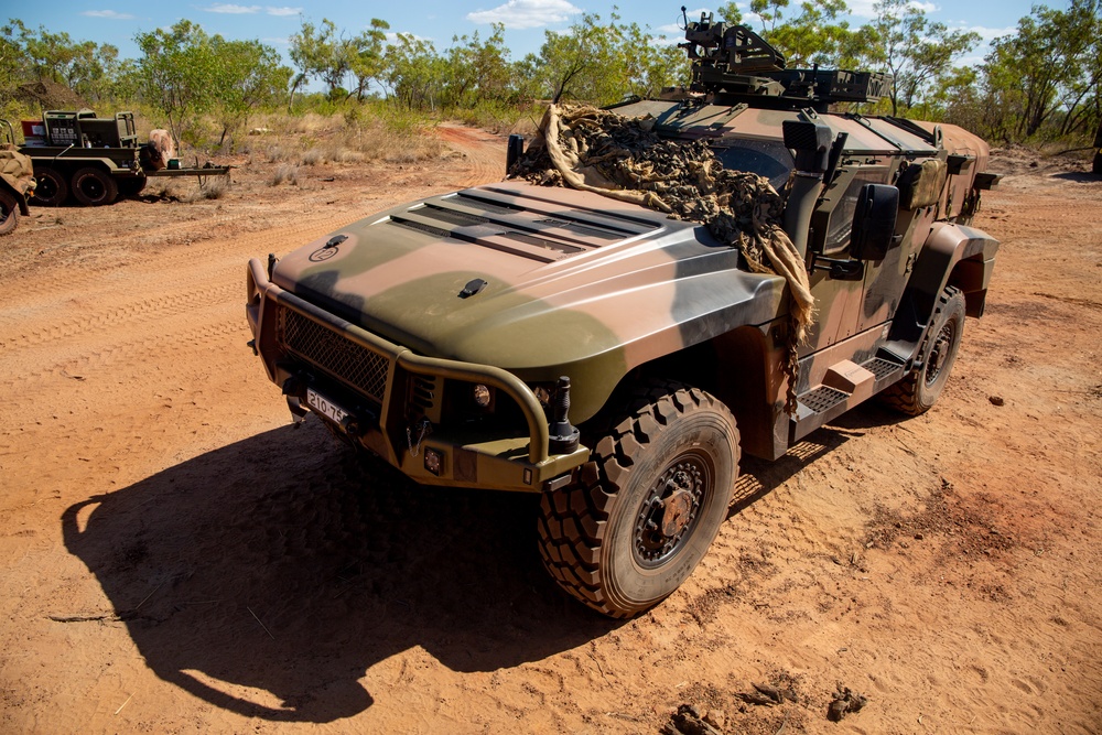 Australian Army 1 CSSB train during Exercise Koolendong