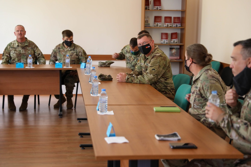 Delegation from Vermont Visit Soldiers of North Macedonia