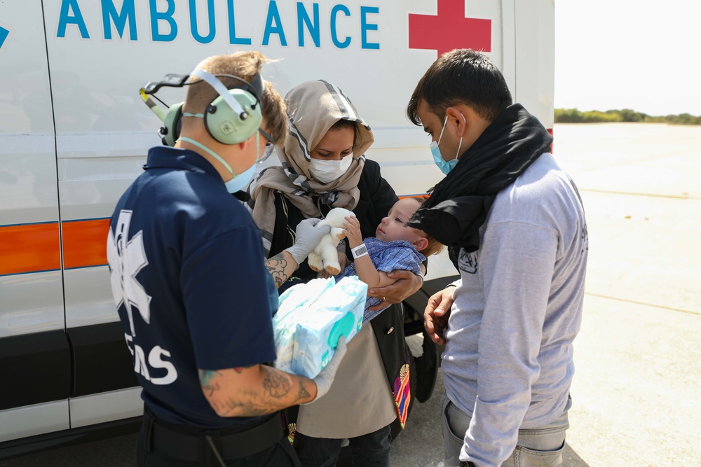 Evacuees from Afghanistan Land at Naval Station Rota
