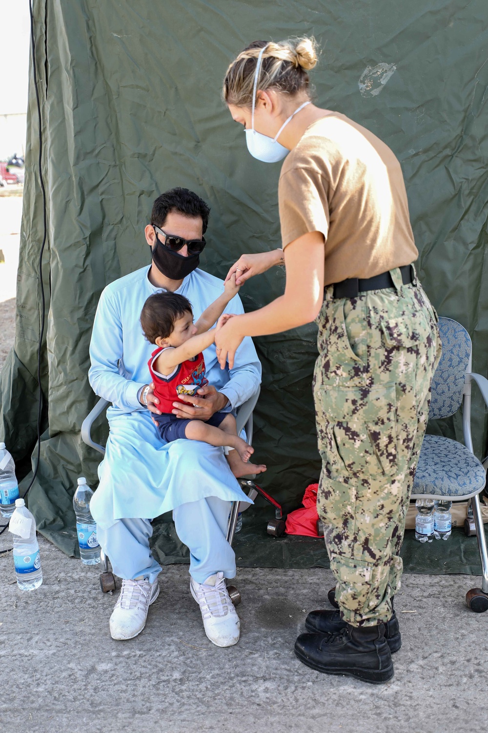 Evacuees from Afghanistan Land at Naval Station Rota