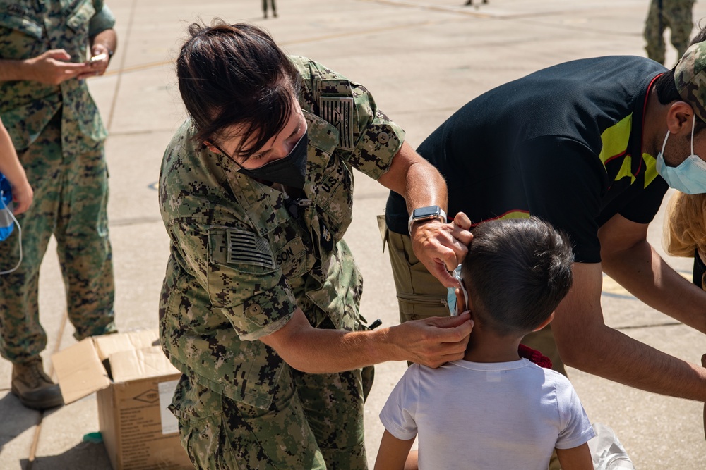 Evacuees from Afghanistan Land at Naval Station Rota
