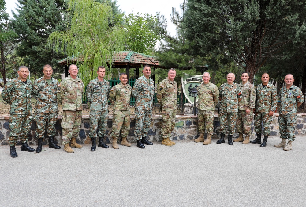 Delegation from Vermont Visit Soldiers of North Macedonia