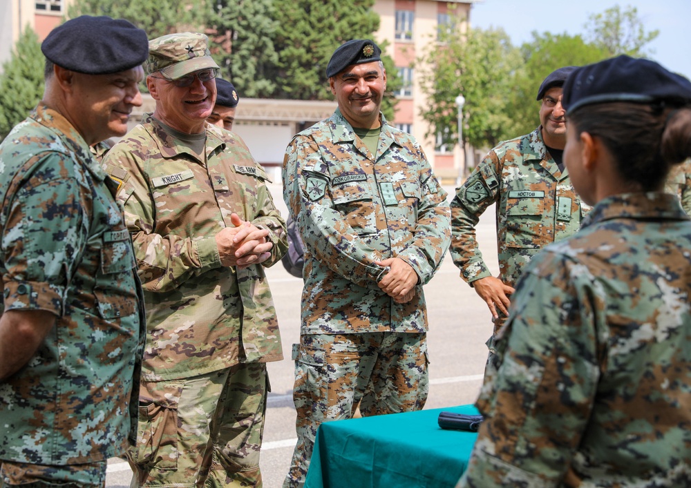 Vermont Adjutant General Visits Soldiers of North Macedonia