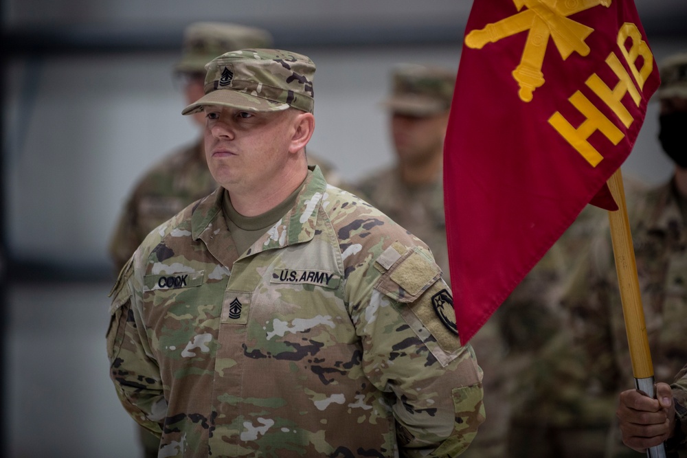 HHB 1-44th ADA, Change of Command at Al Dhafra Air Base