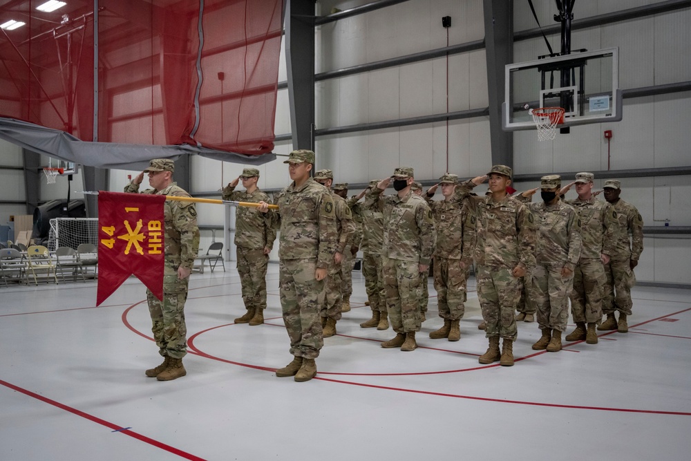 HHB 1-44th ADA, Change of Command at Al Dhafra Air Base