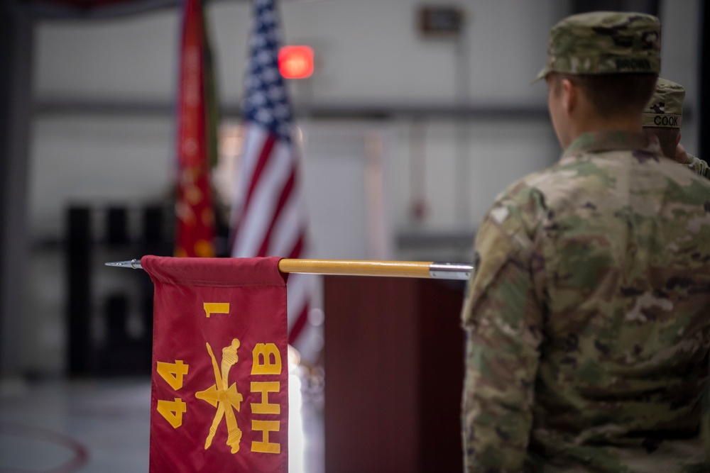 HHB 1-44th ADA, Change of Command at Al Dhafra Air Base