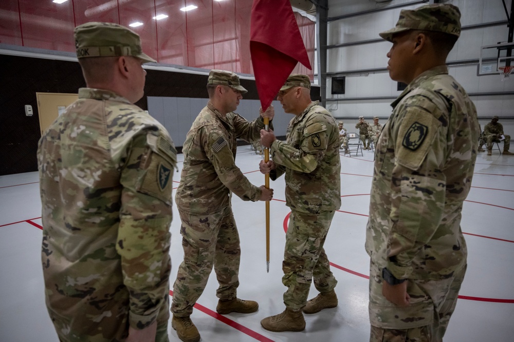 HHB 1-44th ADA, Change of Command at Al Dhafra Air Base