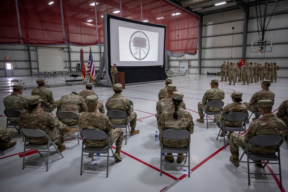 HHB 1-44th ADA, Change of Command at Al Dhafra Air Base