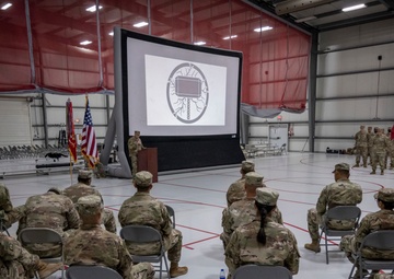 HHB 1-44th ADA, Change of Command at Al Dhafra Air Base