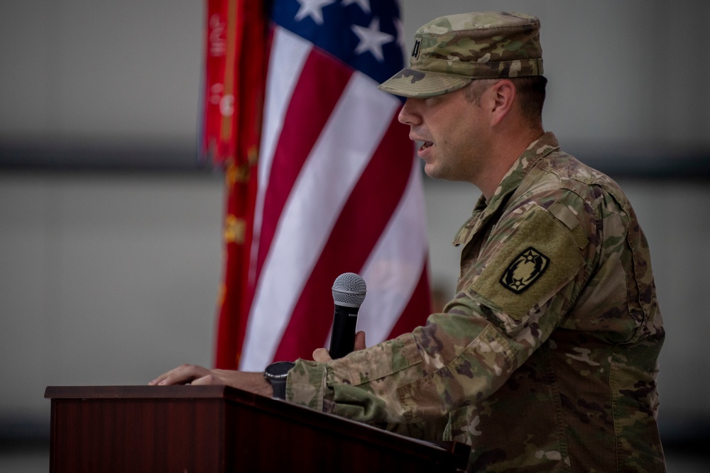 HHB 1-44th ADA, Change of Command at Al Dhafra Air Base