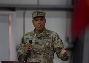 HHB 1-44th ADA, Change of Command at Al Dhafra Air Base