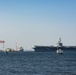 USS Carl Vinson arrives at Commander, Fleet Activities Yokosuka for scheduled port visit