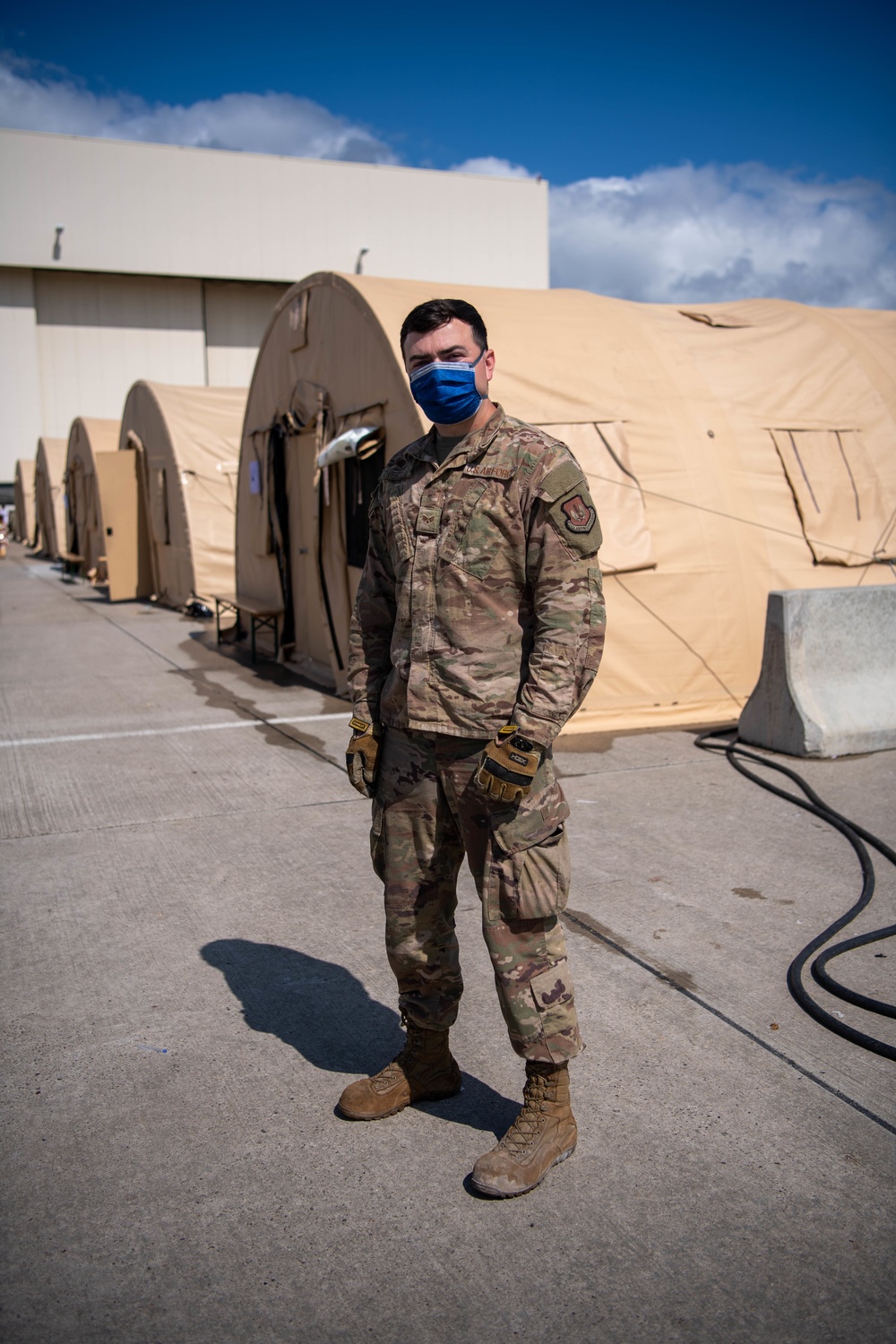 Airmen supporting Operation Allies Refuge