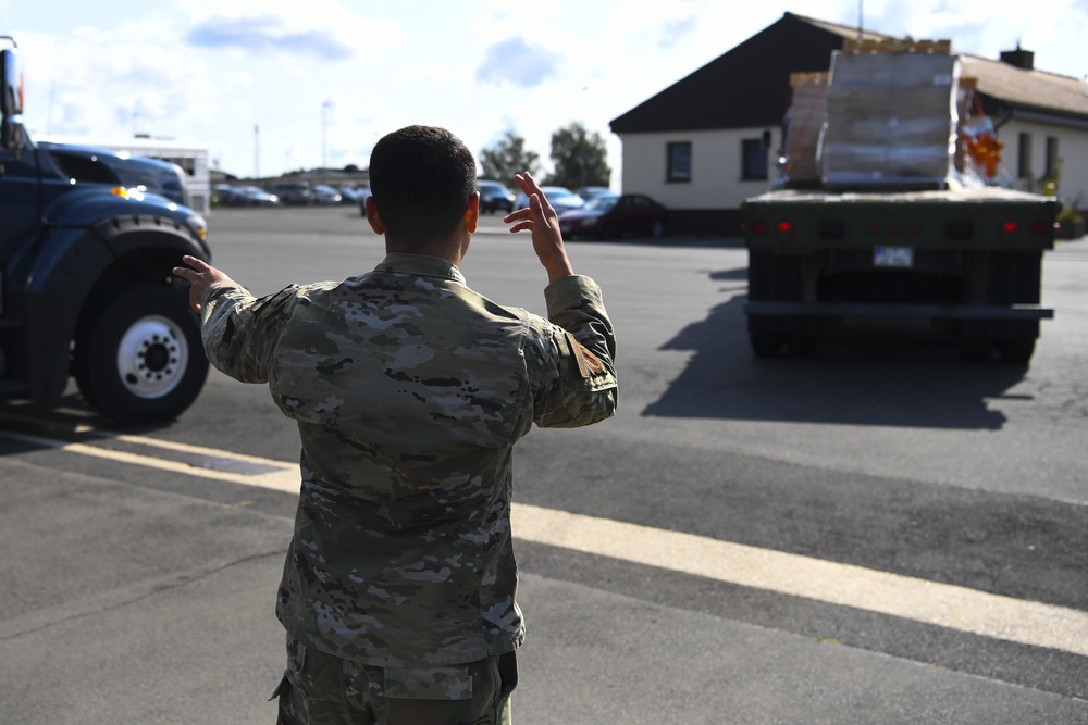 Spangdahlem AB delivers cots to support Afghanistan evacuations