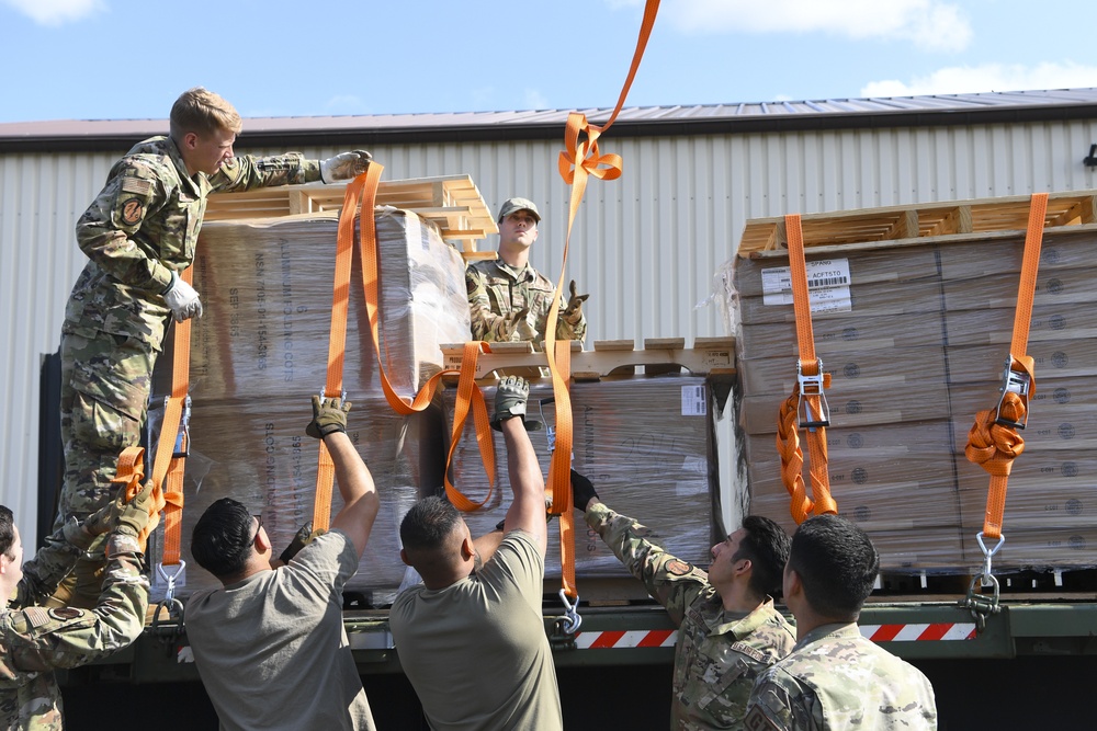 Spangdahlem AB delivers cots to support Afghanistan evacuations