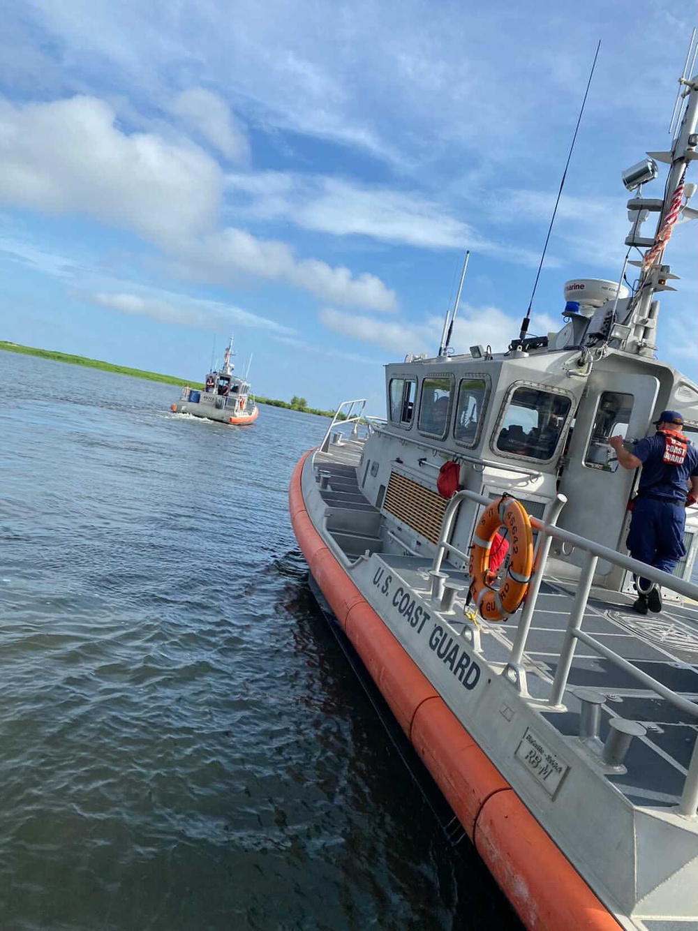 U.S. Coast Guard Station New Orleans relocates response boats