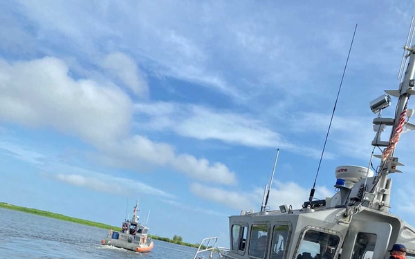 U.S. Coast Guard Station New Orleans relocates response boats