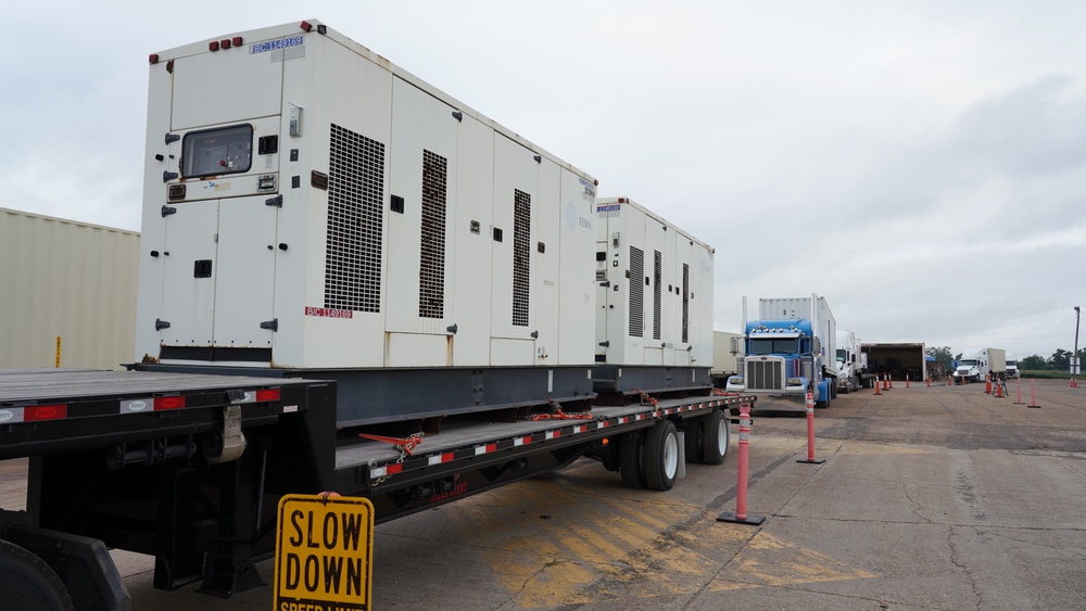 Supplies Arrive in Louisiana Ahead of Hurricane Ida