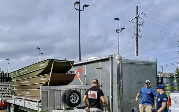 U.S. Coast Guard Sector New Orleans relocates shallow-water response boats