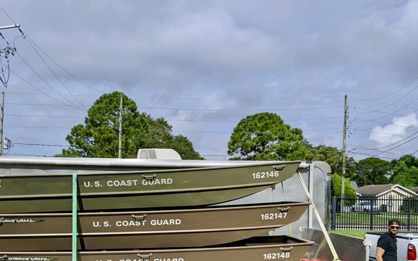 U.S. Coast Guard Sector New Orleans relocates shallow-water response boats