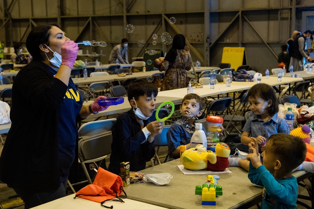 Evacuees from Afghanistan Land at Naval Station Rota