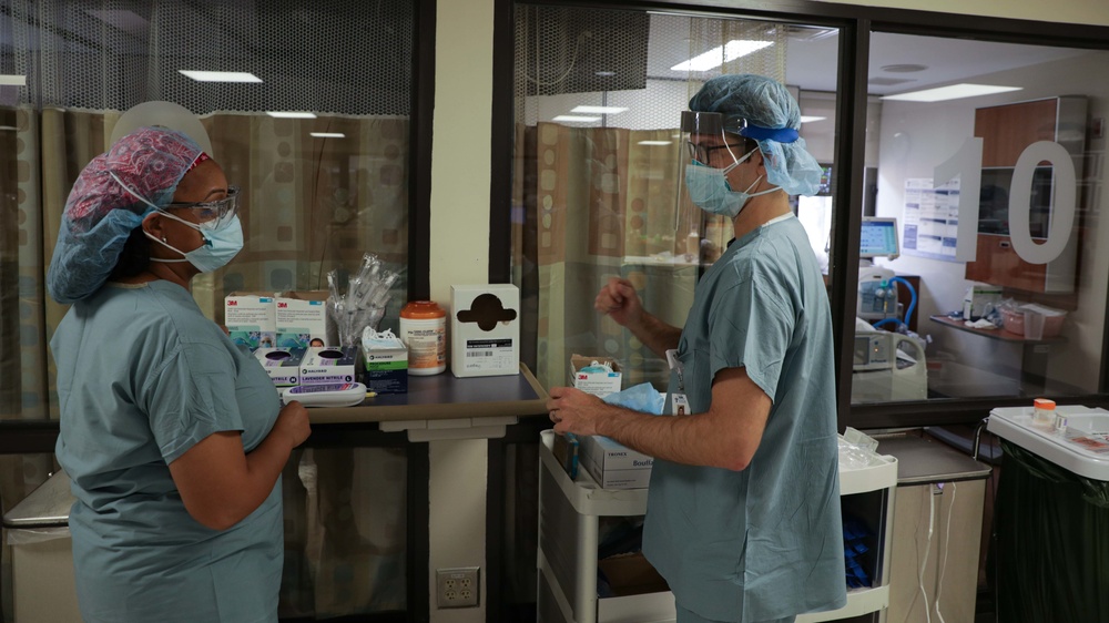 U.S. Air Force Medical Response Team Supports Baton Rouge Hospital