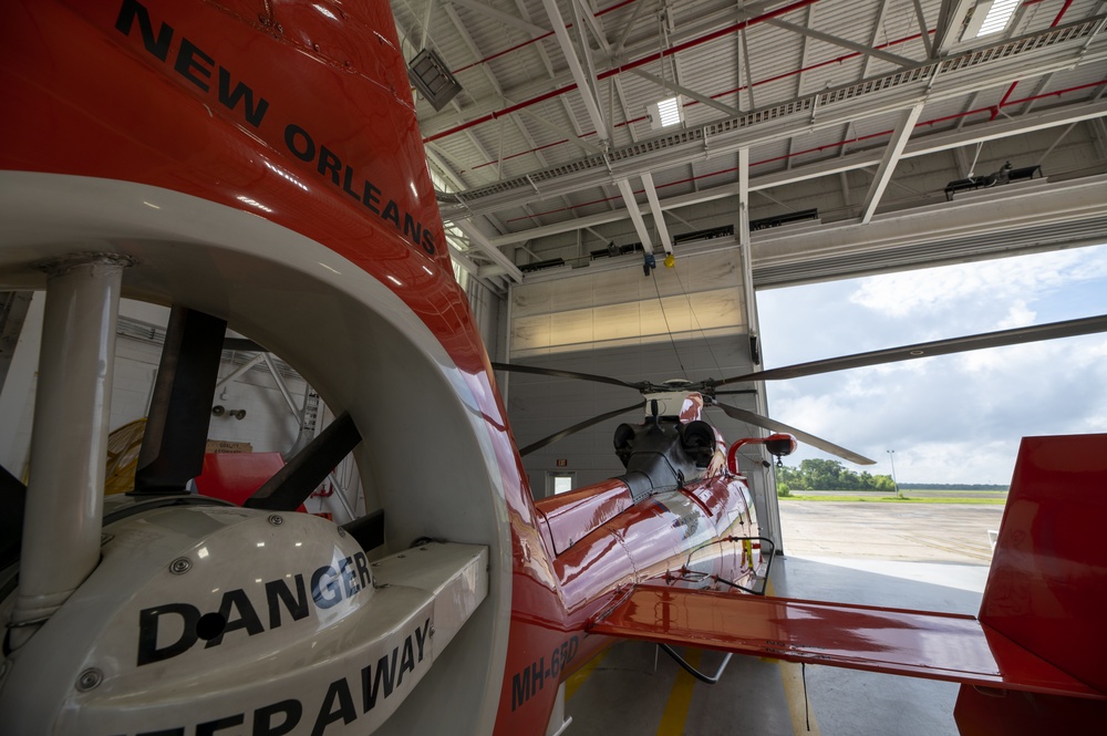 Coast Guard Air Station New Orleans prepares for Hurricane Ida