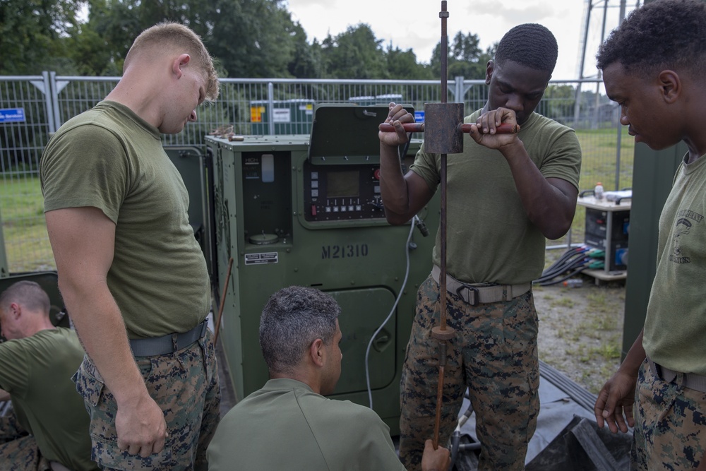 Marines prepare for arrival of Afghans at Quantico