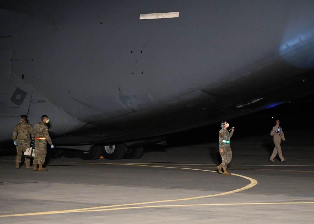 521st AMOW Works with Heavy Airlift Wing for Operation Allies Refuge