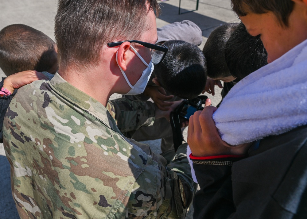 Airmen and Guardians supporting Operation Allies Refuge
