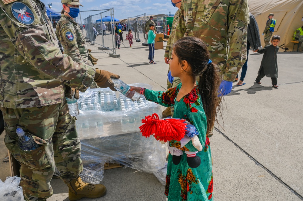 Airmen and Guardians supporting Operation Allies Refuge