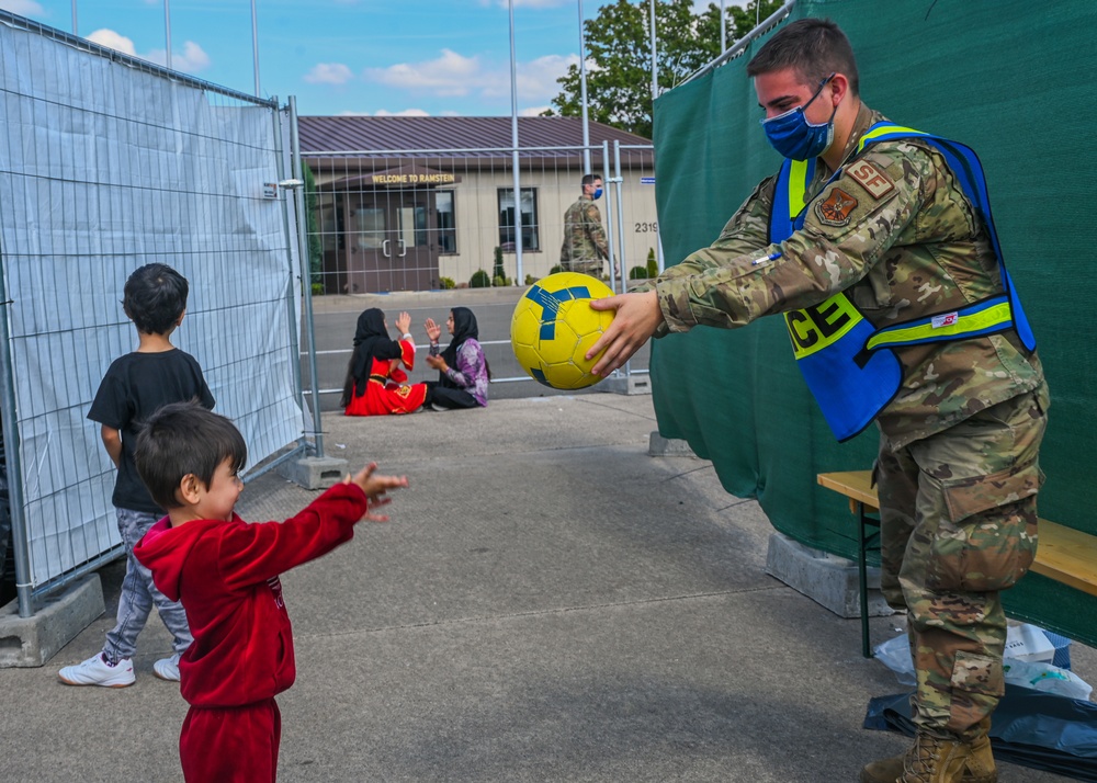 Airmen and Guardians supporting Operation Allies Refuge