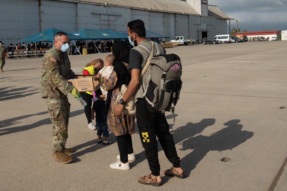 Evacuees from Afghanistan Arrive at Naval Station Rota