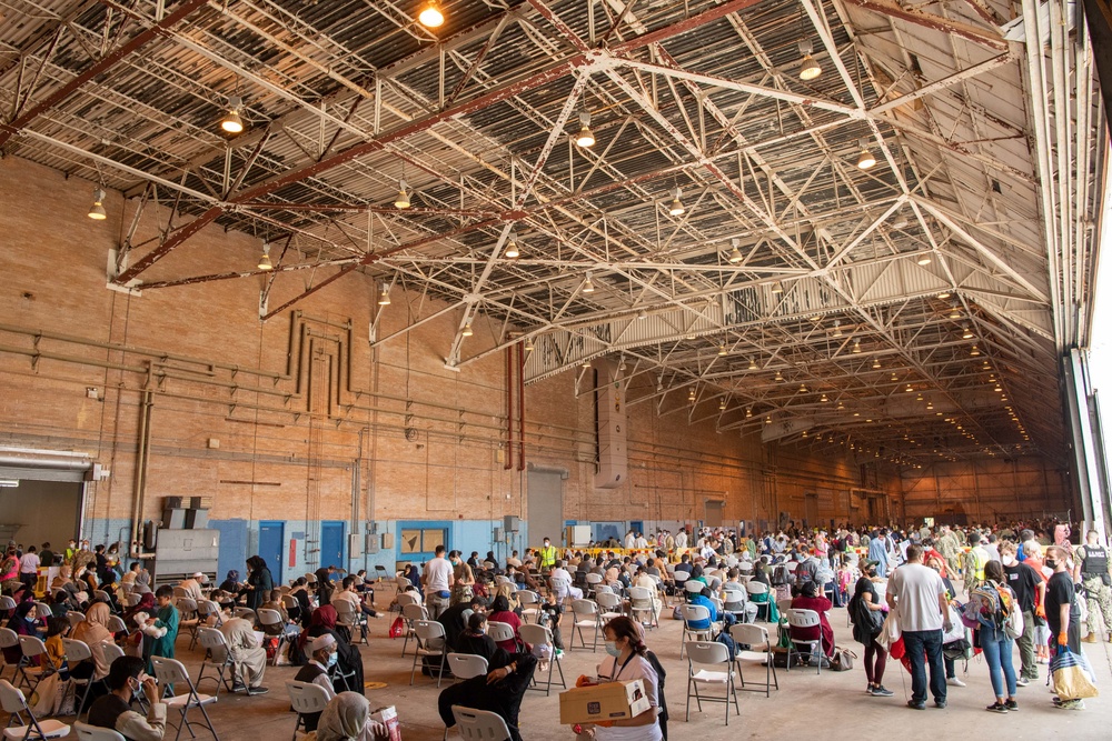 Evacuees from Afghanistan Arrive at Naval Station Rota