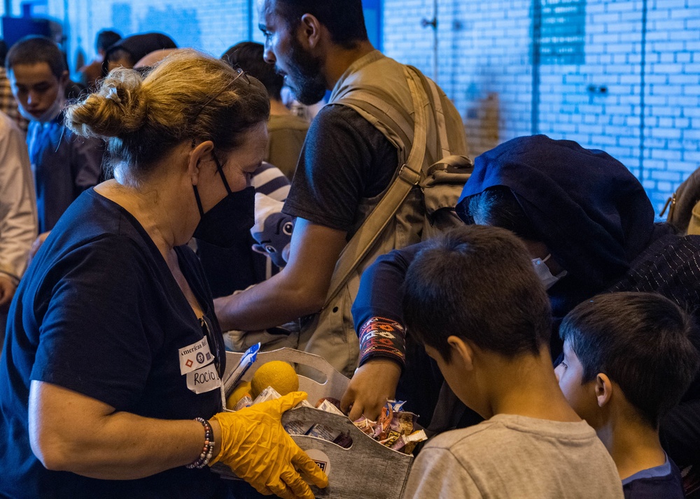 Evacuees from Afghanistan Arrive at Naval Station Rota