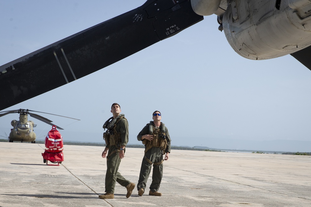 Marines with 2nd Marine Aircraft Wing provide humanitarian aid to Haiti