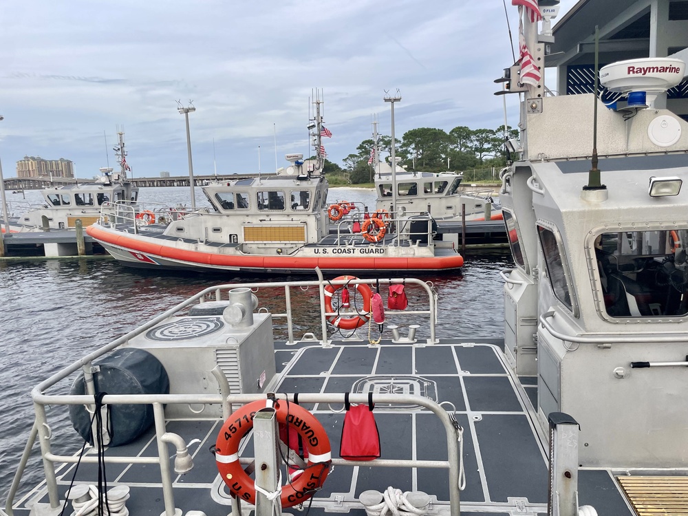 U.S. Coast Guard Station Gulfport prepares for Ida