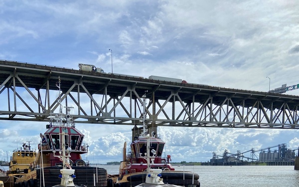U.S. Coast Guard Station New Orleans rescue boats at the ready