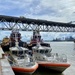 U.S. Coast Guard Station New Orleans rescue boats at the ready