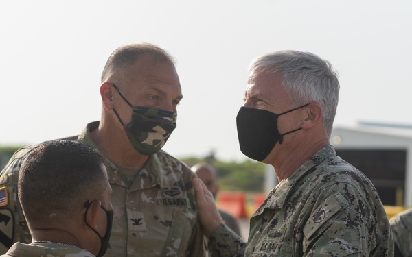 USSOUTHCOM commander visits JTF-Haiti, JTF-Bravo Forward